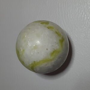 White lemon jade crystal sphere